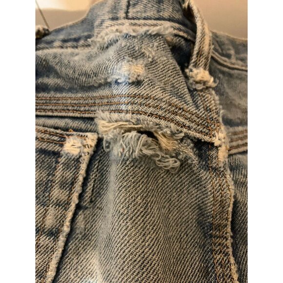 WRANGLER FR‎ Jeans Men’s Sz 38 x 32 Distressed Torn Frayed Flame Resistan… - Picture 6 of 12